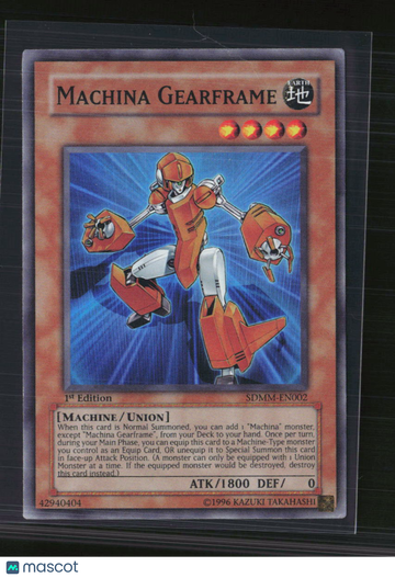 Machina Mayhem Structure Deck Machina Gearframe 1st Edition