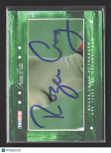 2007 Tristar Signa Cuts Hidden Treasures Roger Craig /50 Cut Signature