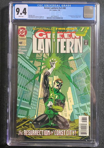 Green Lantern #48 1st appearance of Kyle Rayner