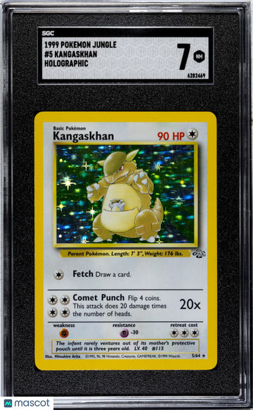1999 Pokemon Jungle Kangaskhan SGC 7 #5
