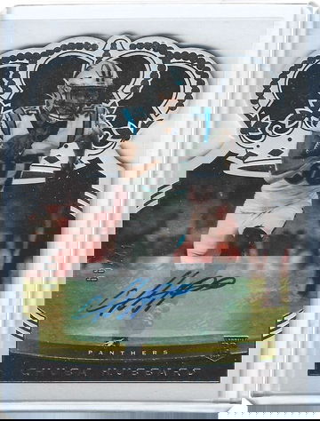 CHUBA HUBBARD 2021 CROWN ROYALE ROOKIE AUTOGRAPH AUTO #72/99 -PANTHERS!!