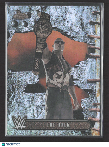 2025 Topps Chrome WWE The Rock #75 Refractor