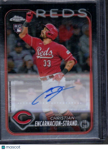 2024 Topps Chrome Update Christian Encarnacion-Strand #AC-CE Autographs AU