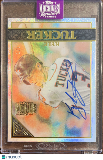 2025 Topps Archives Signature Series Topps Gallery Kyle Tucker #89 Refractor /1