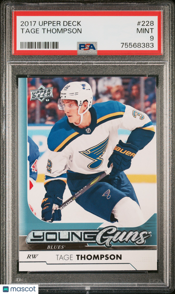 2017 Upper Deck Tage Thompson #228 PSA 9