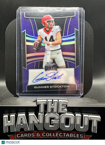 2025 Leaf Metal Gunner Stockton #BA-GS2 Purple /10 Authentic Autograph