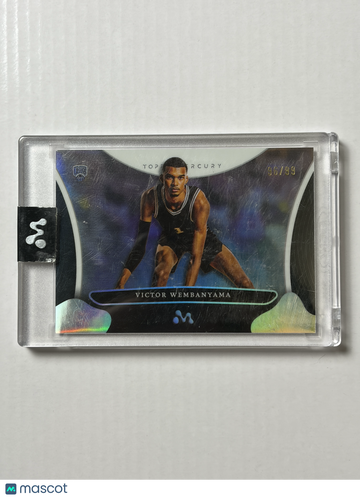 2023-24 Topps Mercury Refractor #16 96/99 Victor Wembanyama Rookie Nicely Centered Mint Spurs