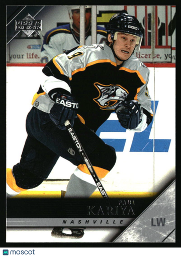 2005-06 Upper Deck Paul Kariya #355 Nashville Predators