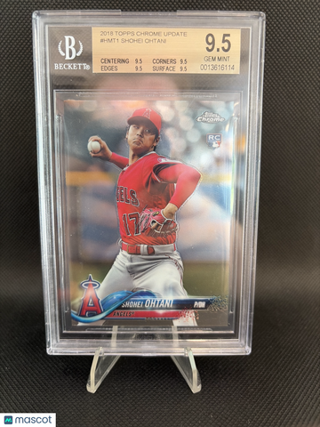 2018 Topps Chrome Update Shohei Ohtani Rookie BGS 9.5