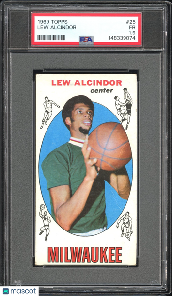 Lew Alcindor 1969 Topps #25- PSA 1.5
