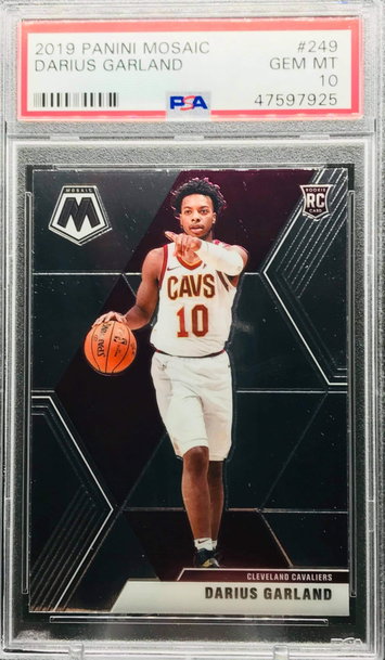 Darius Garland 2019-20 Panini Mosaic RC Rookie PSA 10 Gem Mint