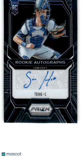 2021 Panini Prizm Sam Huff #10 Autograph Texas Rangers