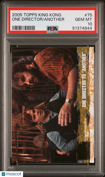 2005 Topps King Kong Jack Black PETER JACKSON #75 PSA 10
