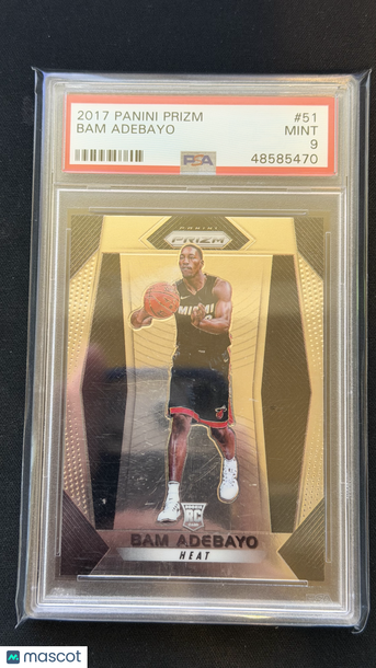 Bam Adebayo 2017 Panini Prizm #51- PSA 9