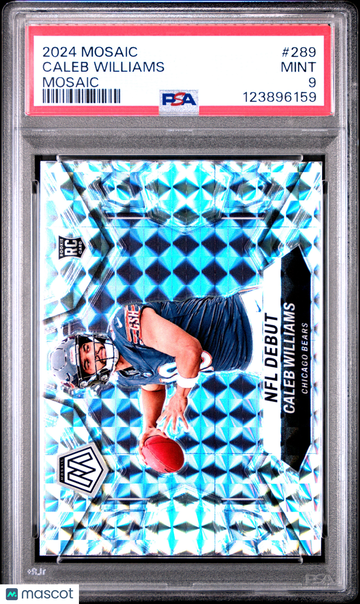 2024 Panini Mosaic Caleb Williams #289 Rookie PSA 9