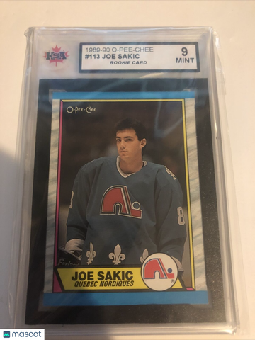 1989-90 O-Pee-Chee Joe Sakic Rookie KSA 9