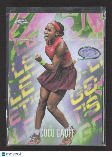 2024 Topps Chrome Let's Go Coco Gauff #LGO-CG Base