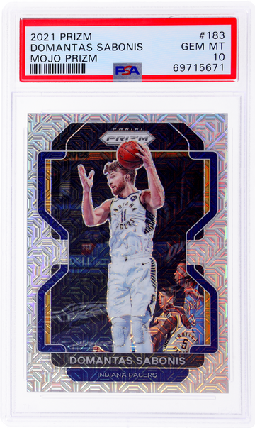 2021 Prizm Mojo Prizm Domantas Sabonis #183 /25 PSA 10