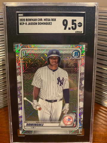 Jasson Dominguez Bowman Chrome Mega Box SGC 9.5