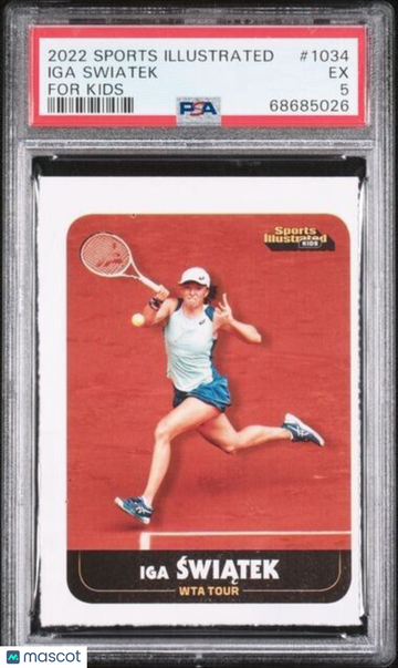 2022 SI For Kids Iga Swiatek #1034 Rookie PSA 5