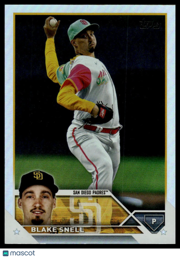 2023 Topps Blake Snell #208 Rainbow Foil