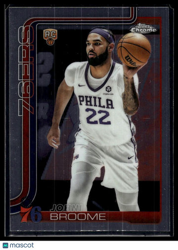 2025-26 Topps Chrome Johni Broome #285 RC