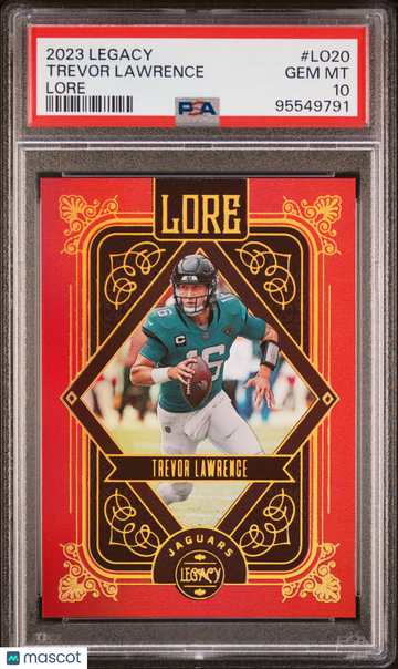 2023 Panini Legacy Lore Trevor Lawrence #LO20 PSA 10