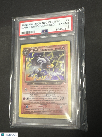 2002 Pokemon Neo Destiny Dark Houndoom Holo PSA 6 #7