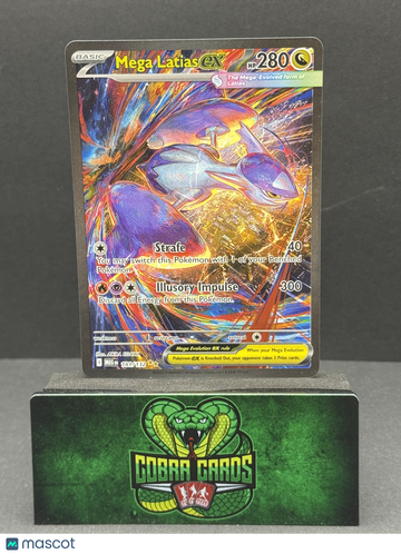 2025 Mega Evolution Mega Latias EX Etched Secret Rare SAR #181/132