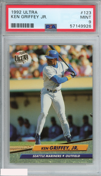 1992 ULTRA KEN GRIFFEY JR #123 SEATTLE MARINERS HOF PSA 9 MINT