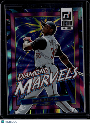 2026 Panini Donruss Diamond Marvels Ken Griffey Jr. #19 Purple