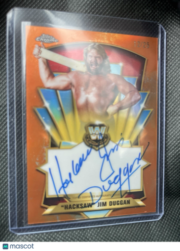 2026 Topps Chrome WWE Jim Duggan Orange Refractor
