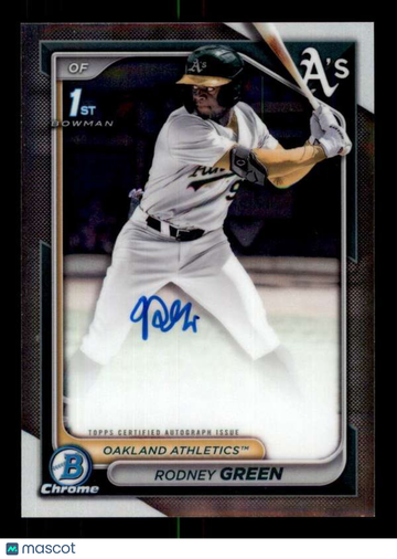 2024 Bowman Draft - Chrome Prospect Autographs Rodney Green #CPA-RG