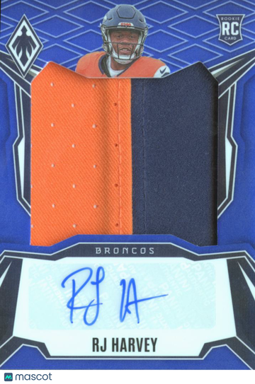 2025 Panini Phoenix RJ Harvey #RPS-RHY /49 Patch RC