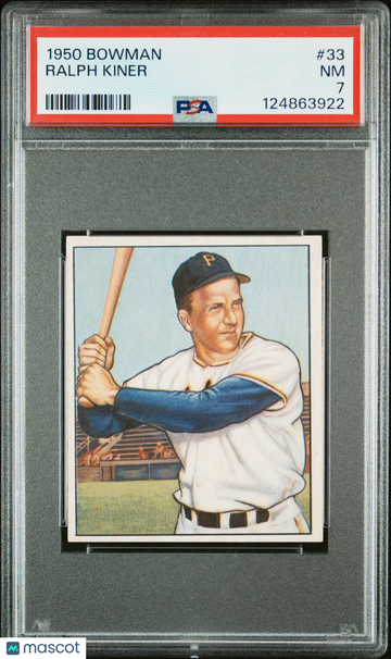 1950 Bowman Ralph Kiner #33 PSA 7