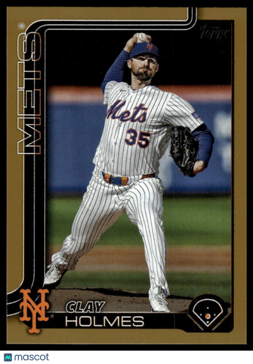 2025 Topps Update Clay Holmes #US245 Green Holo Foil SN