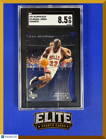 1996 Upper Deck Teammates Michael Jordan #T59 SGC 8.5