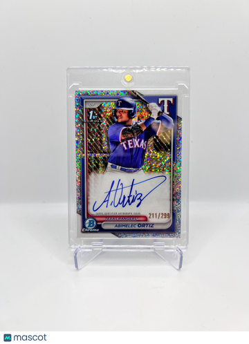 2024 ABIMELEC ORTIZ 1ST CHROME PROSPECT MINI DIAMOND REF. AUTO /100 RC