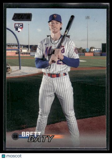 2023 Stadium Club Brett Baty #137 Black Foil