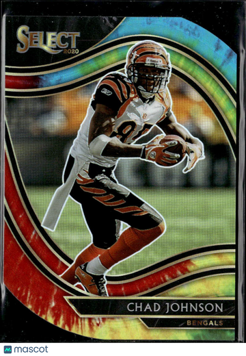 Chad Johnson 2021 Panini Select Prizm Field Level Tie-Dye /25 Cincinnati Bengals