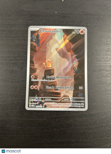 2023 Scarlet & Violet 151 Charmander Holo Secret Rare Holo Rare #168/165