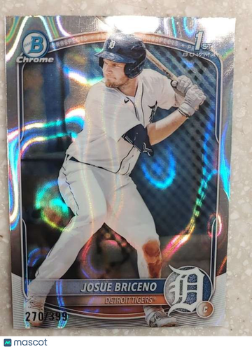 2025 Bowman - Chrome Prospects Lava Refractor Josue Briceno #BCP-13