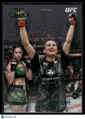 2024 Topps Gold Label UFC Yazmin Jauregui #12 Class 2 Green RC