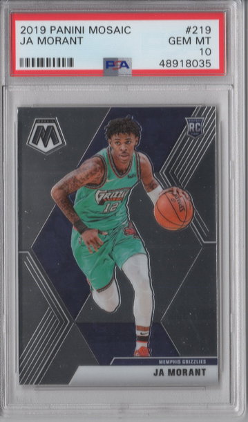 2019 Mosaic Ja Morant PSA 10