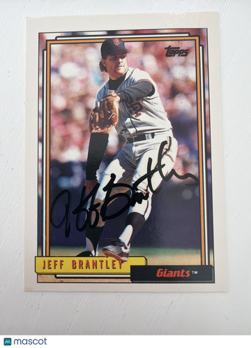 1992 Topps Jeff Brantley #491
