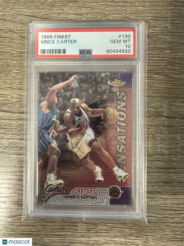 1999 Finest Vince Carter #130 PSA 10