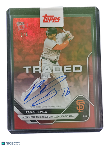 2025 Topps Now Rafael Devers #303B Red /5
