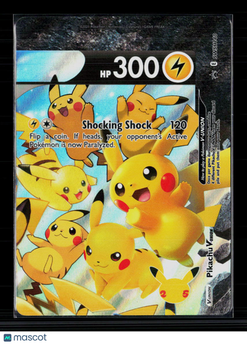 Pokemon Trading Card 2021 Celebrations Pikachu V-Union Holo Black Star Promo SWSH140