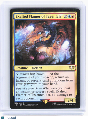 Warhammer 40,000 Exalted Flamer of Tzeentch Non-Foil Rare #119