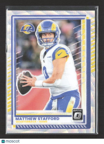 2025 Panini Donruss Optic Matthew Stafford #198 Prizm